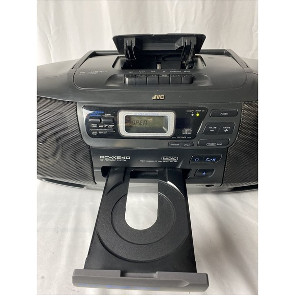 JVC Model RC-X540 AM FM Cassette CD Portable Stereo Boombox Radio - Picture 3 of 13
